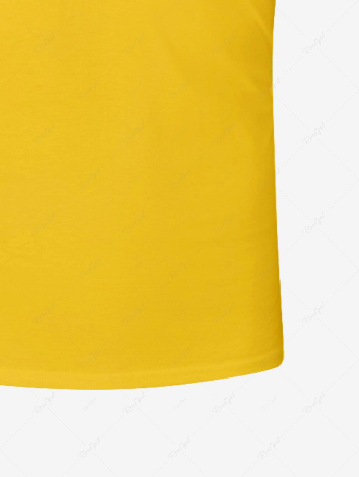Plus Size Cute Duck Print T-shirt For Men