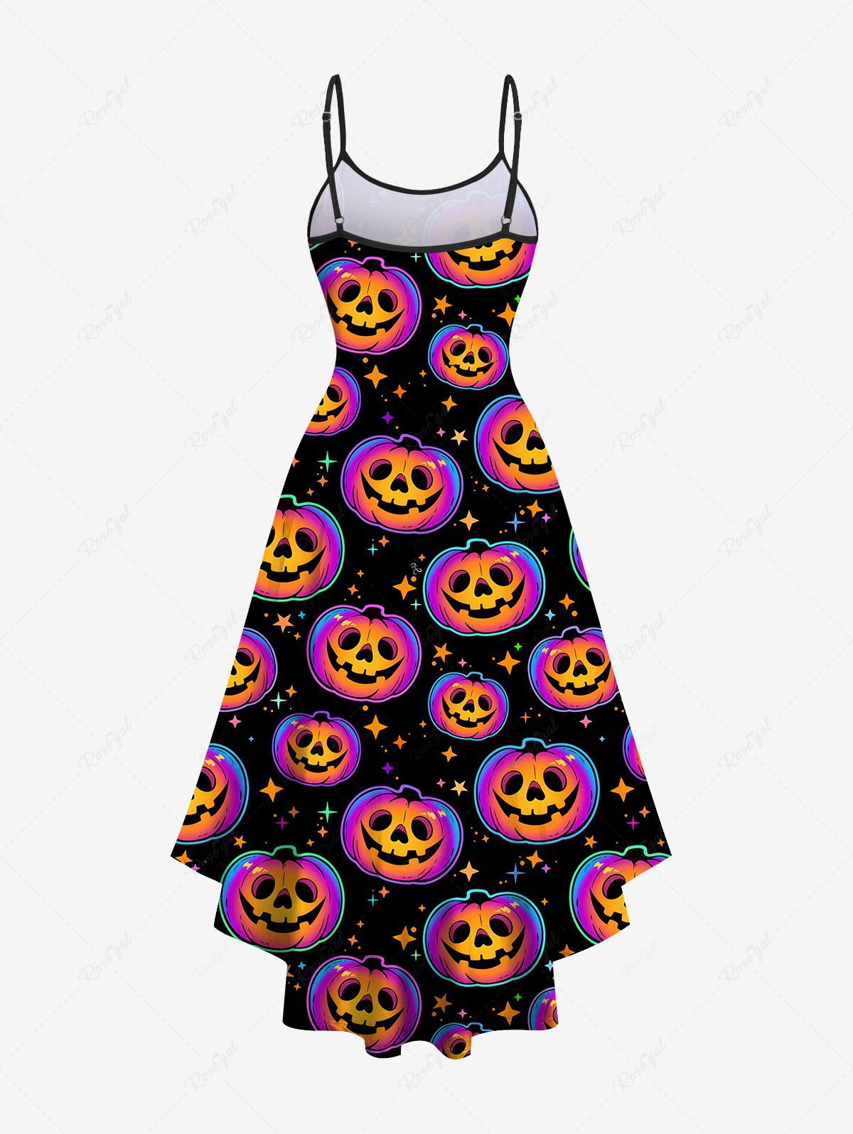 Halloween Pumpkin Star Print Dresses Dog and Owner Matching Outfits