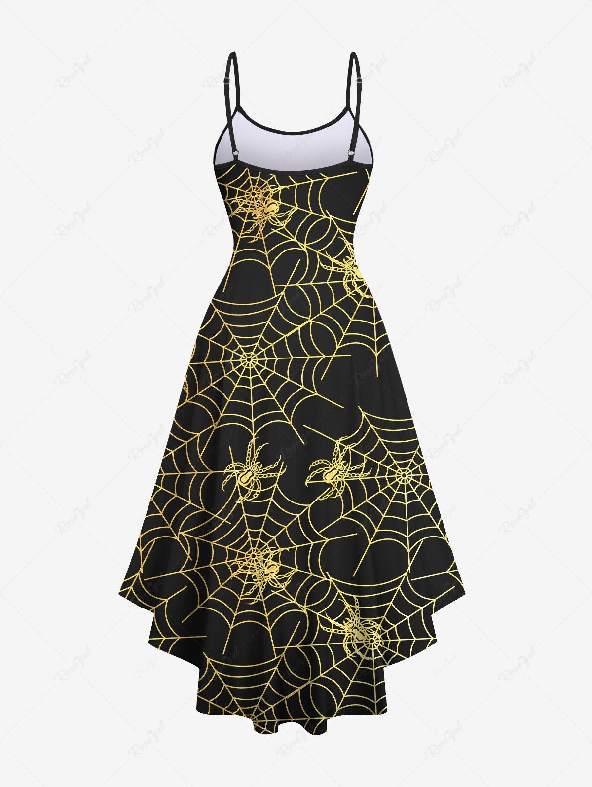Halloween Costume Spider Web Print Skirt Set and Cami Dress Dog and Owner Matching Outfits