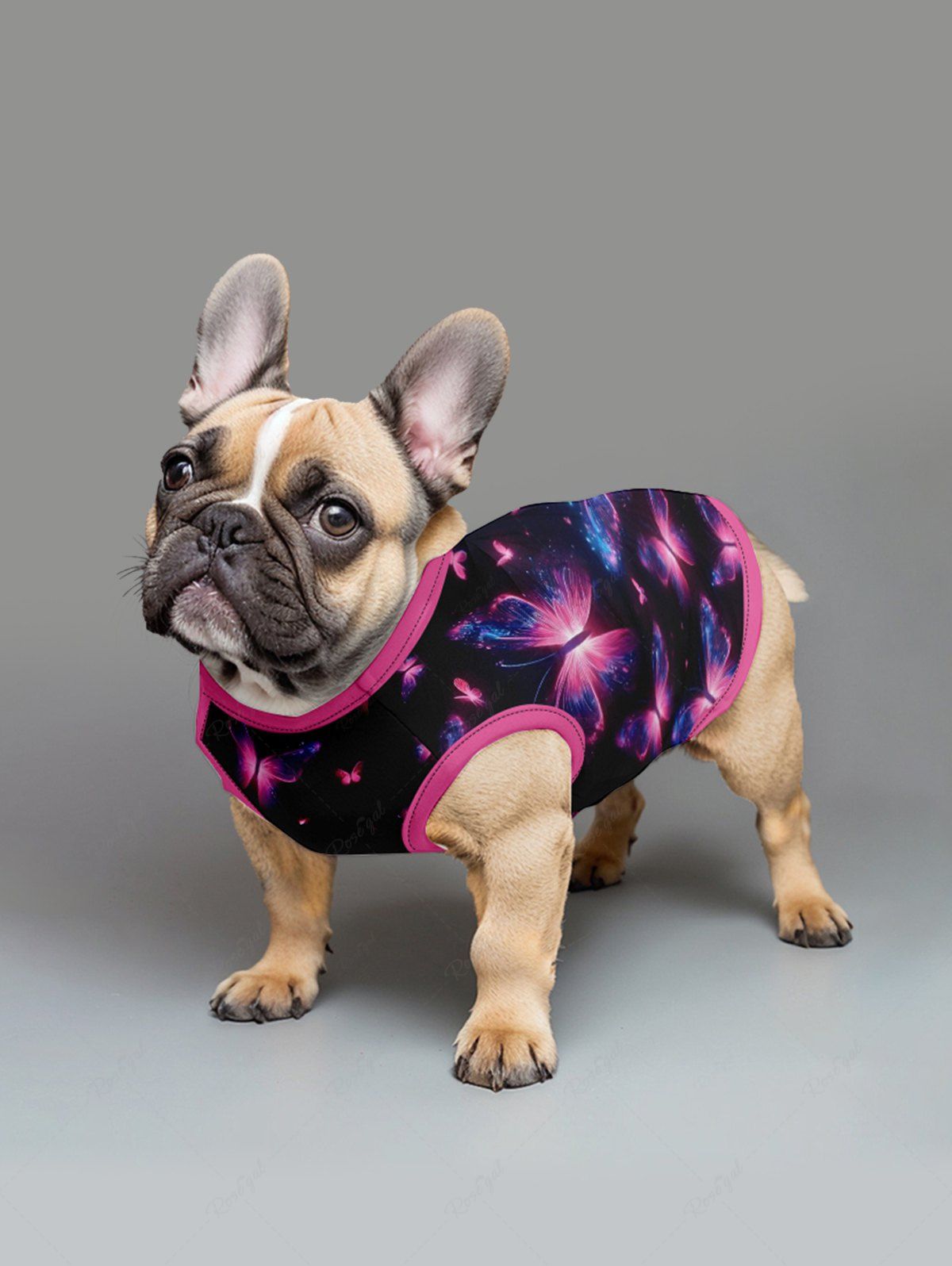 Glitter Butterfly Galaxy Printed Tank Top Romper Dog And Owner Matching Outfits
