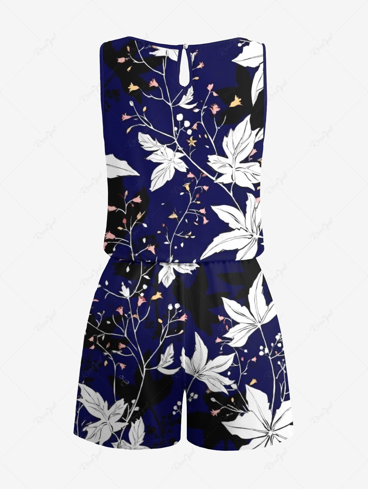 Leaf Branch Printed Shirt Romper Dog And Owner Matching Outfits
