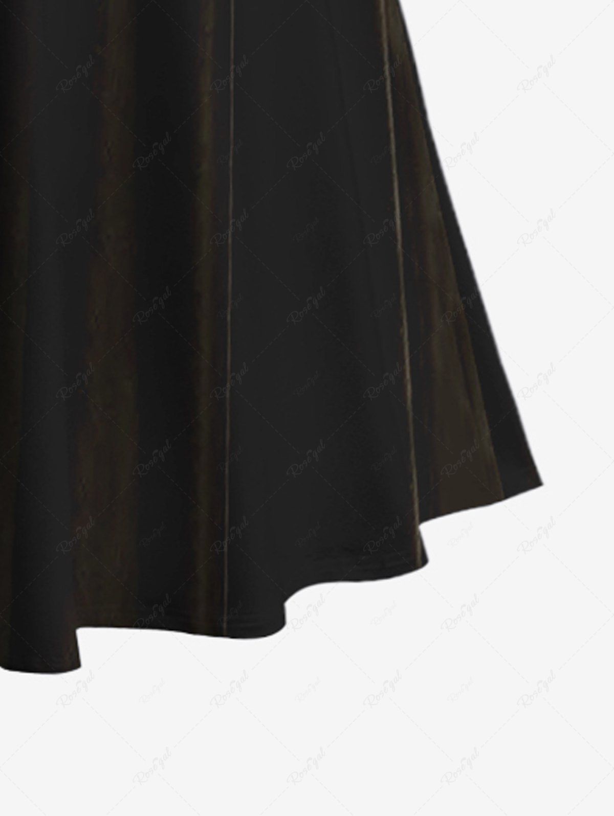 Plus Size Halloween Costume Pirate Style 3D Printed Cold Shoulder Crisscross Maxi Dress