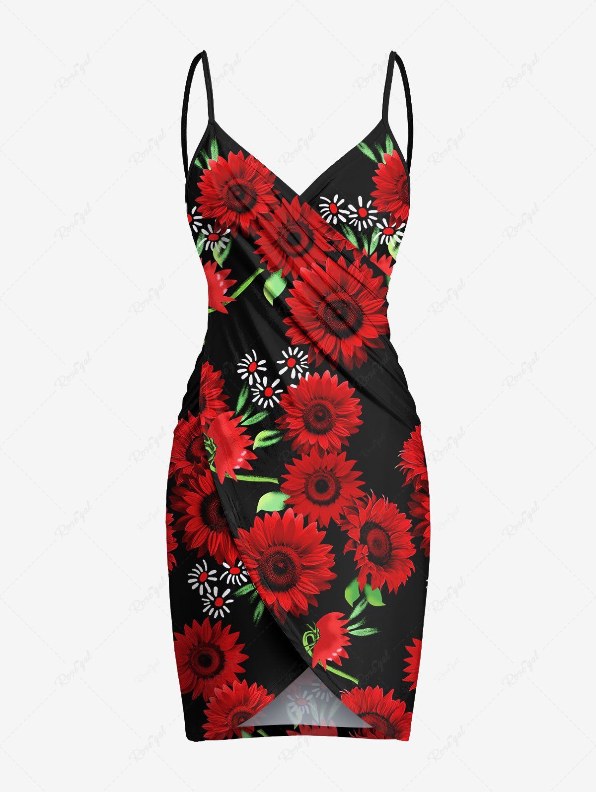 Daisy Flower Printed Hawaii Bikini Set Beach Cover Up Dog And Owner Matching Outfits