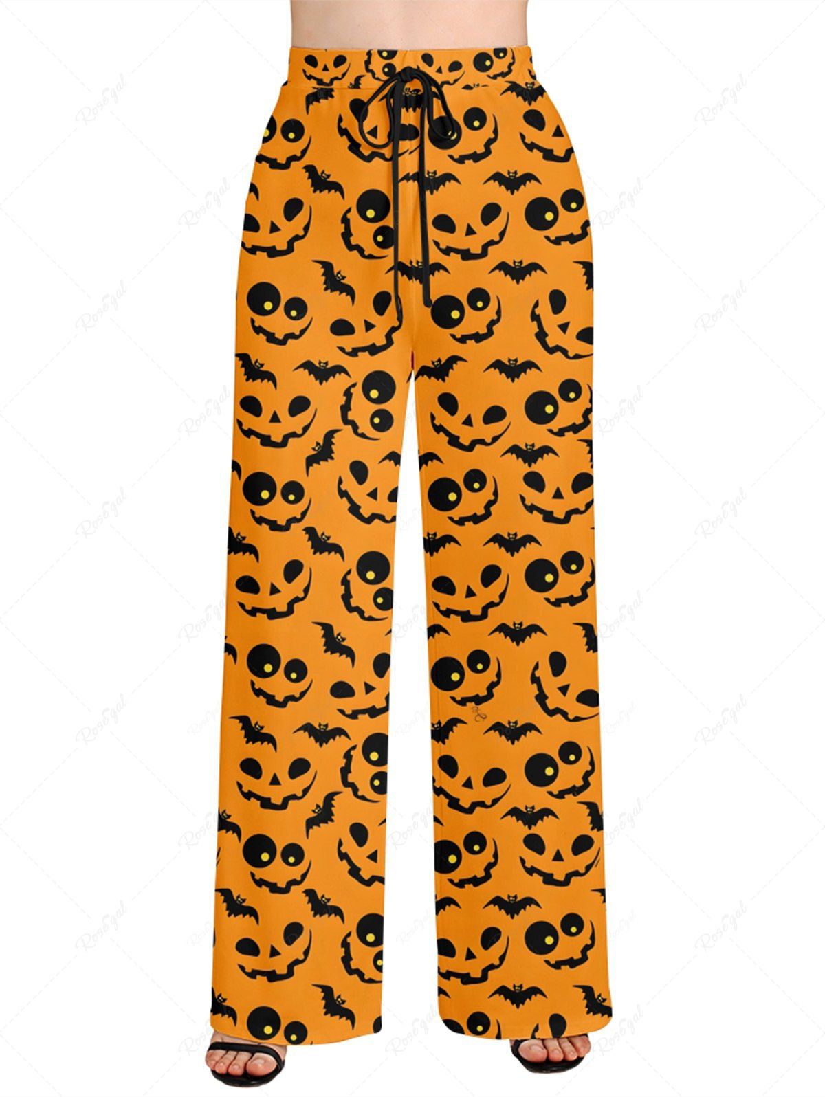 Bat Pumpkin Ghost Face Printed Halloween Shirt Pants Dog And Owner Matching Outfits