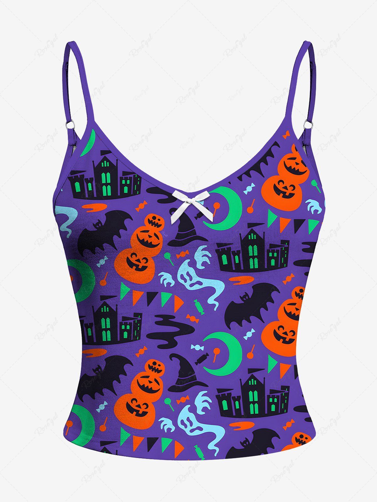 Pumpkin Bat Ghost Castle Moon Printed Halloween Pajama Dog And Owner Matching Outfits