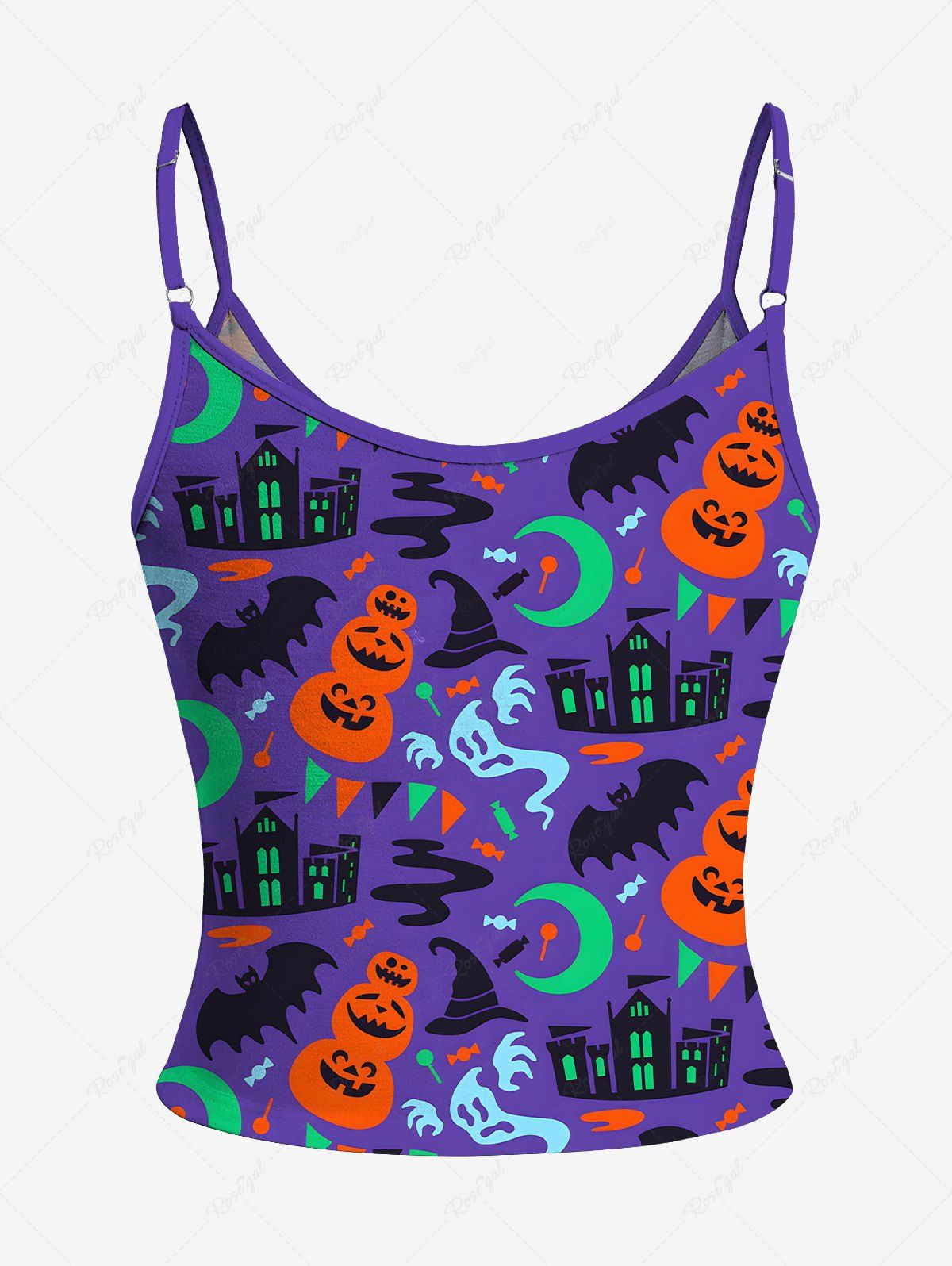 Pumpkin Bat Ghost Castle Moon Printed Halloween Pajama Dog And Owner Matching Outfits
