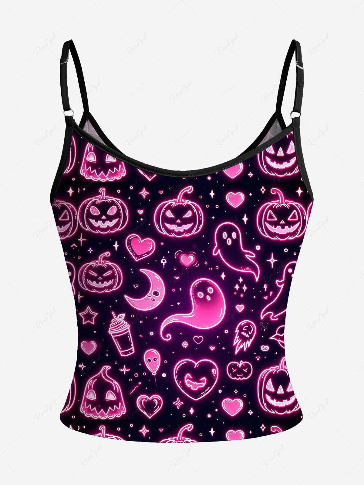 Halloween Pumpkin Ghost Moon Star Heart Print Pajamas Dog and Owner Matching Outfits