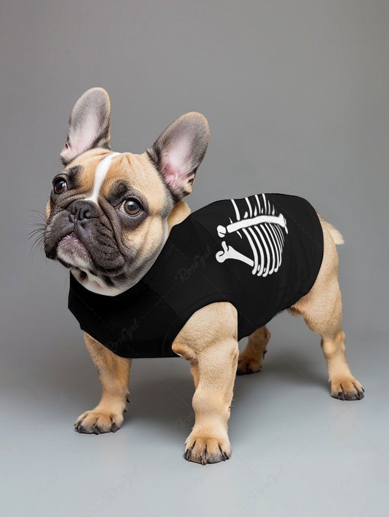 Halloween Skull Skeleton Print Tank Top and Tank Dress Dog and Owner Matching Outfits