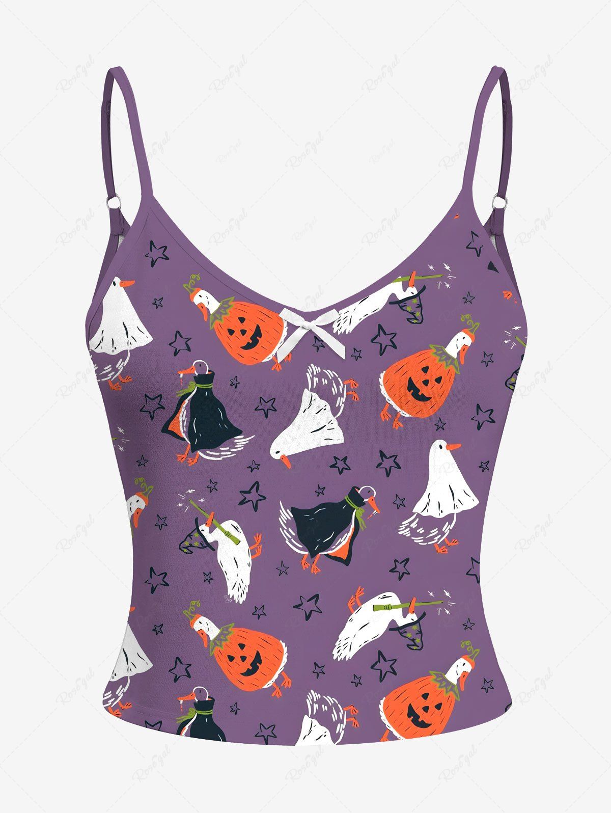 Pumpkin Wizard Duck Stars Printed Halloween Pajama Dog And Owner Matching Outfits