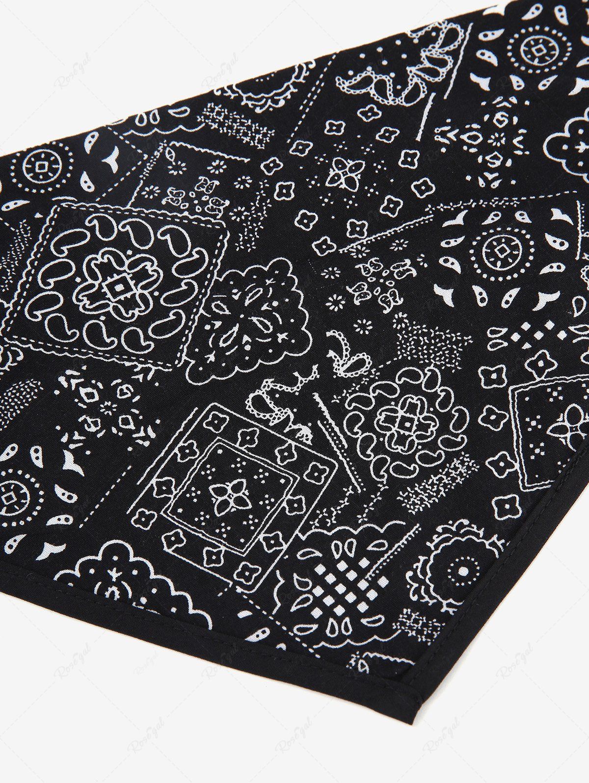 Pet's Paisley Floral Scarf Printed Bibs Bandana