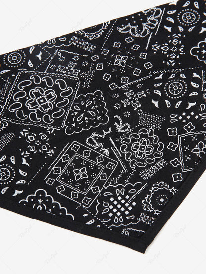 Pet's Paisley Floral Scarf Printed Bibs Bandana