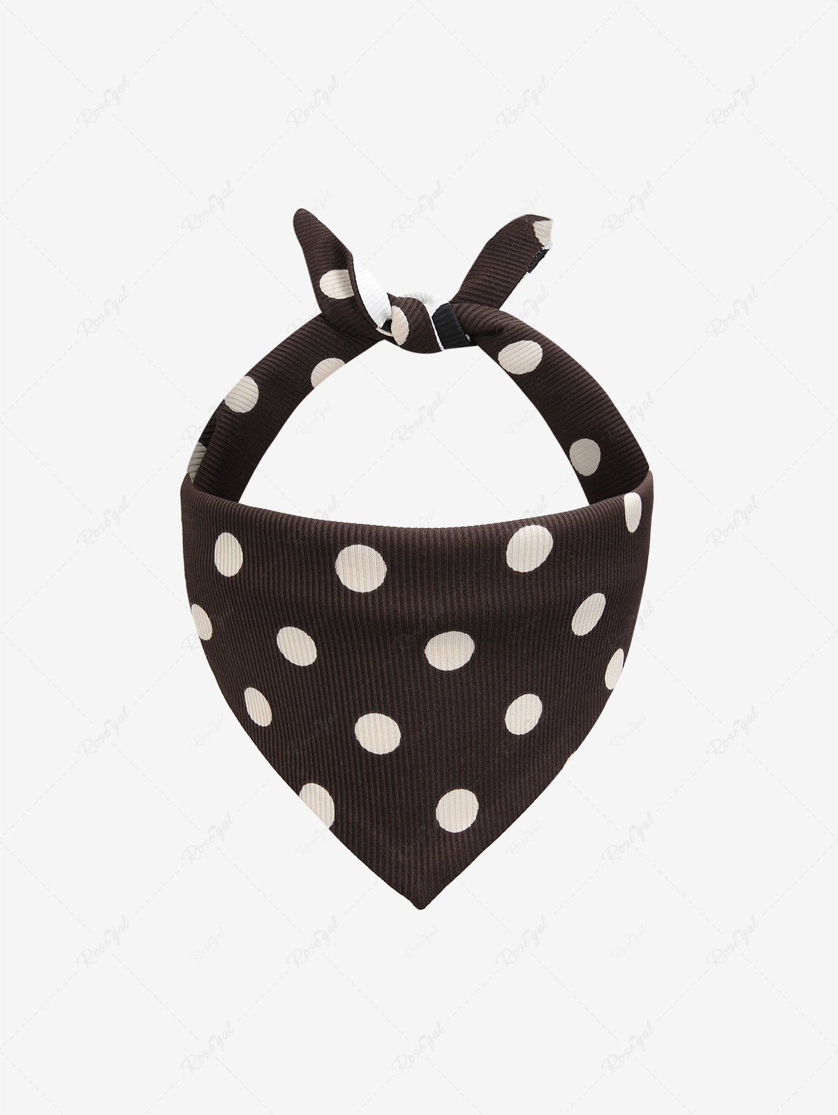 Pet's Polka Dots Printed Double-Side Bibs Bandana