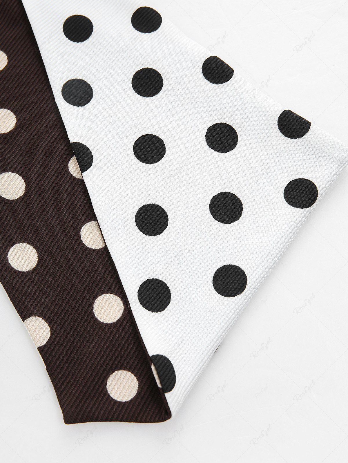 Pet's Polka Dots Printed Double-Side Bibs Bandana