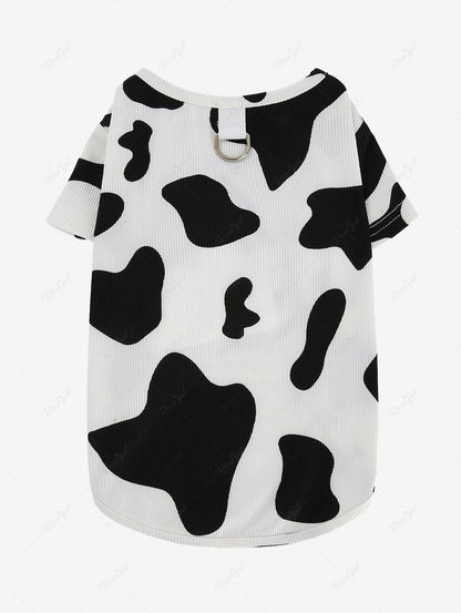 Pet's Milk Cow Pattern Printed T-shirt