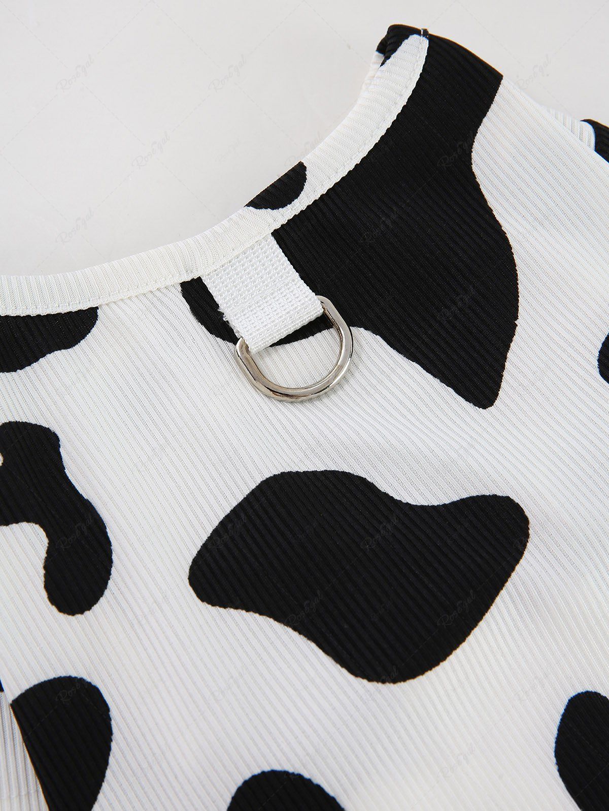 Pet's Milk Cow Pattern Printed T-shirt