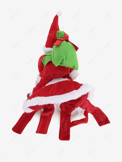 Pet's Santa Claus Graphic Christmas Cloak