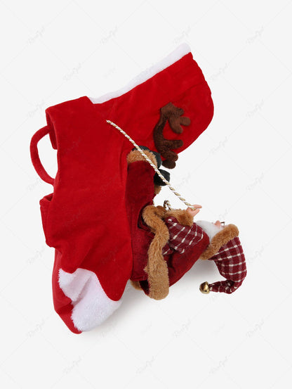 Pet's Christmas Santa Claus Doll Elk Costume Hoodie