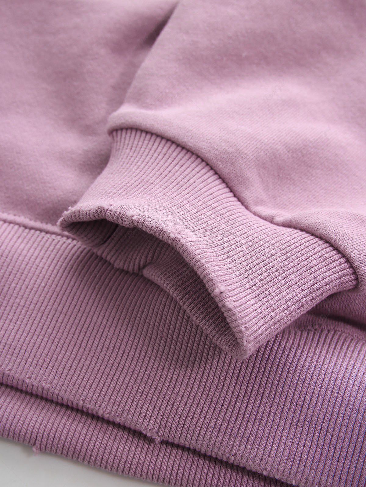 Sweat-shirt à manches longues avec imprimé graphique géométrique et lettres de fromage