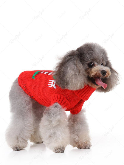 Pet's Christmas Elf Printed Sweater