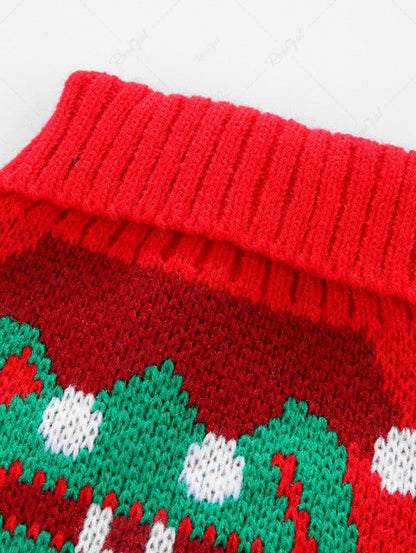 Pet's Christmas Elf Printed Sweater