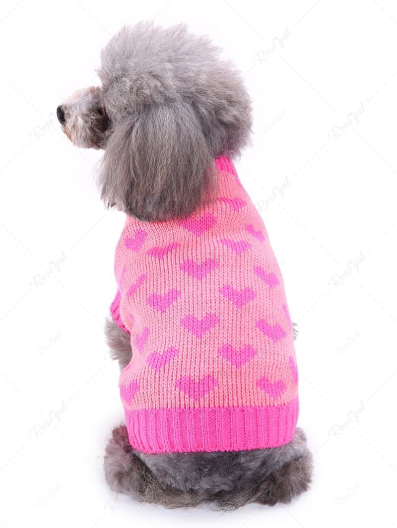 Pet's Heart Printed Sweater