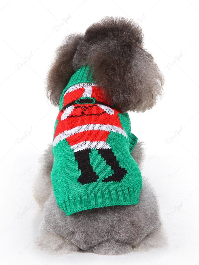 Christmas Santa Claus Printed Sweater and Hoodie Dog and Owner Matching Outfits