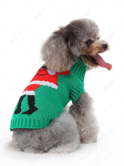 Christmas Santa Claus Printed Sweater and Hoodie Dog and Owner Matching Outfits