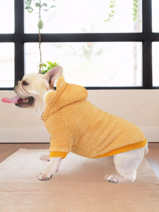 Pet's Fleece Sunflower Hoodie