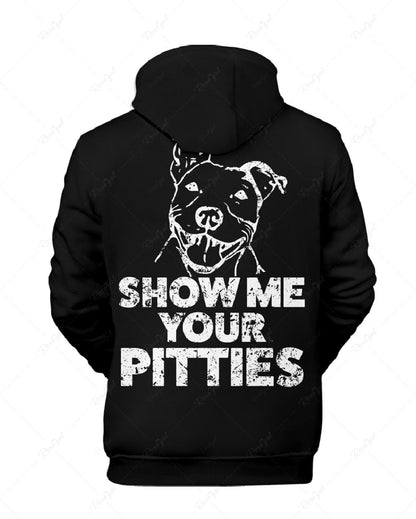 Letters Print Hoodie Dog And Owner Matching Outfits