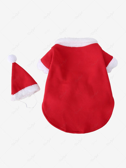 Christmas Santa Claus Costume and Beard Abdominal Muscles 3D Printed Hoodie Dog and Owner Matching Outfits