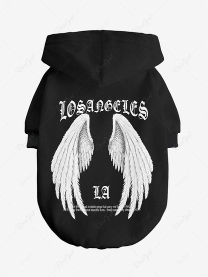 Pet's Wings Letters Printed Hoodie