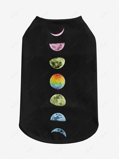 Pet's Ombre Moon Planet Printed Vest