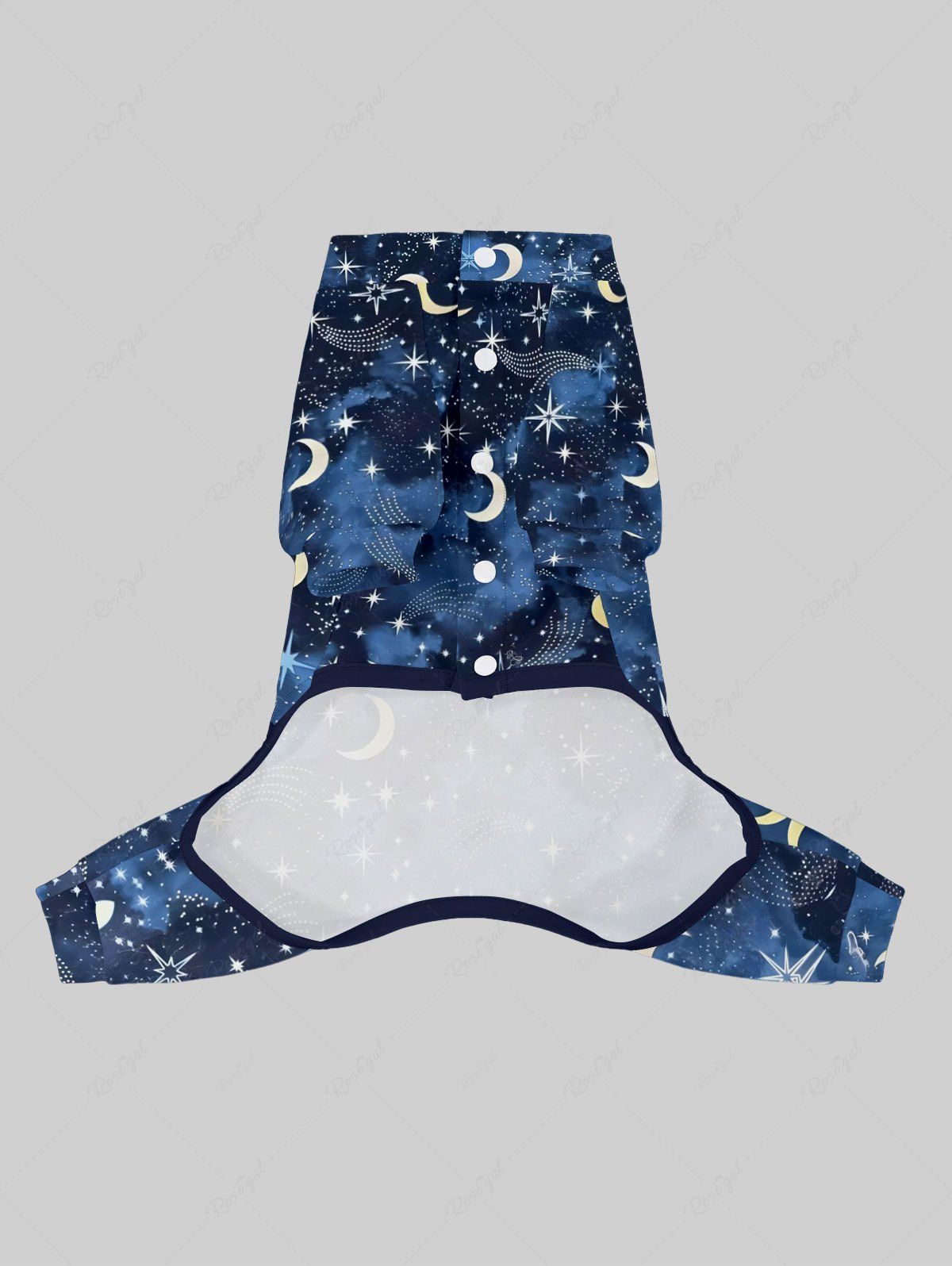 Pet's Galaxy Star Moon Tie Dye Printed Pajama