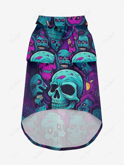 Pet's Skulls Printed Shirt