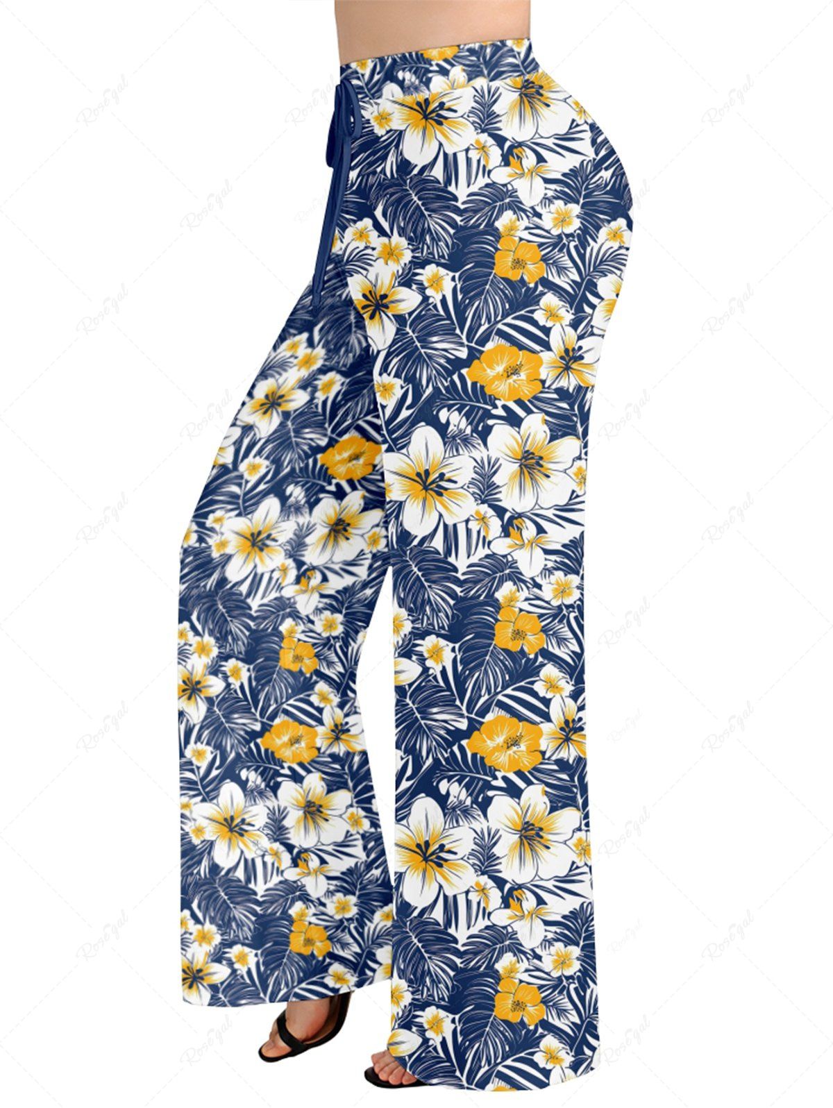Tropical Leaves Hibiscus Floral Print Hawaii Shirt Pants Dog And Owner Matching Outfits