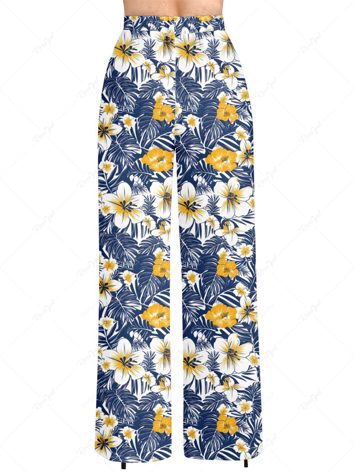 Tropical Leaves Hibiscus Floral Print Hawaii Shirt Pants Dog And Owner Matching Outfits