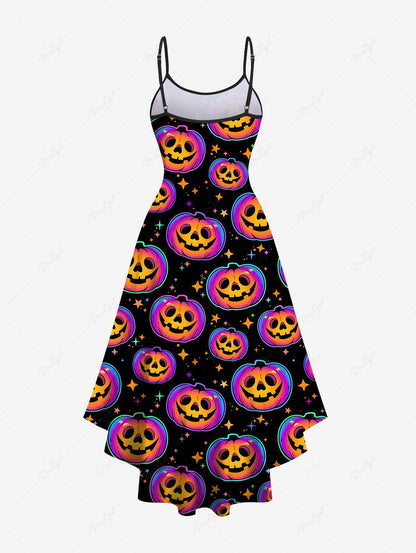 Halloween Pumpkin Star Print Dresses Dog and Owner Matching Outfits