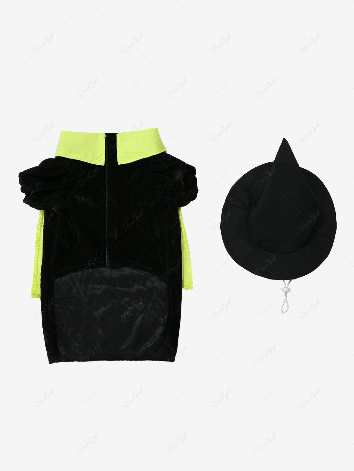 Pet's Letters Birds Print Costume Coat With Hat