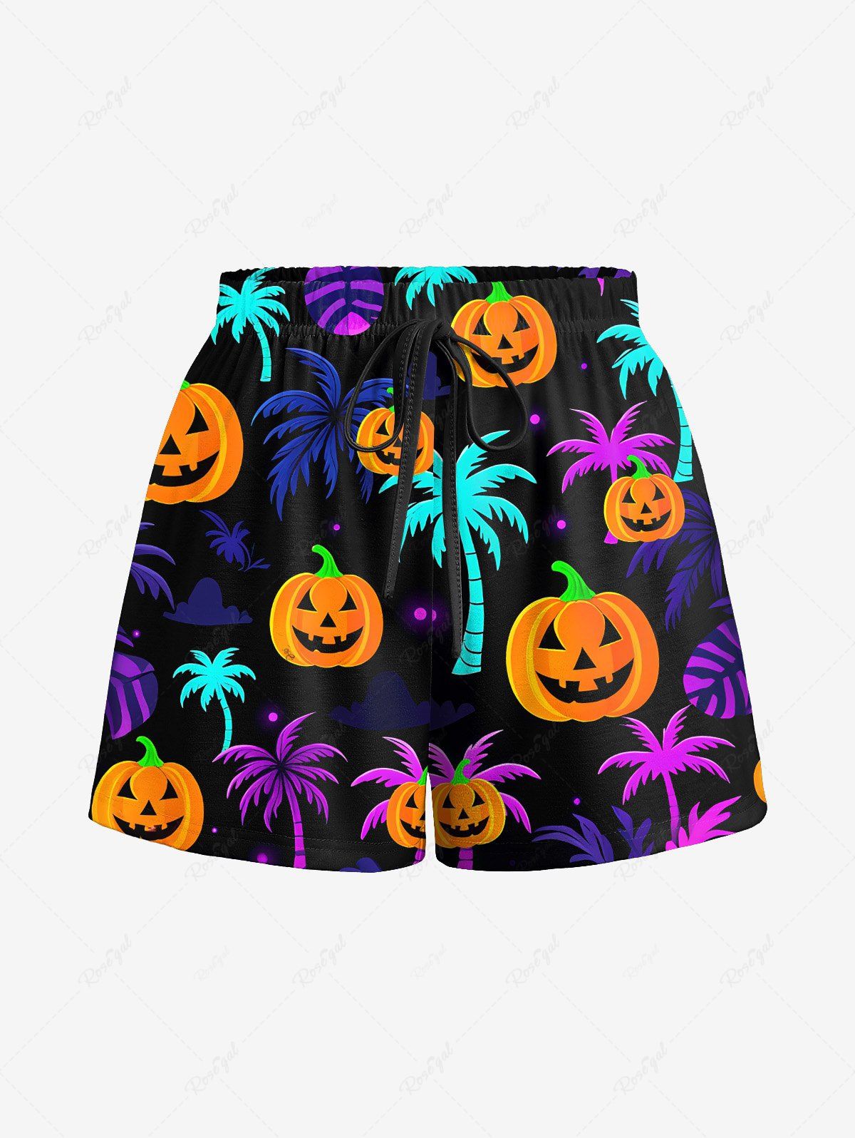 Halloween Pumpkin Topical Leaf Print Pajamas Dog and Owner Matching Outfits