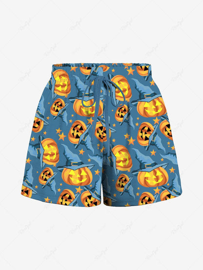 Halloween Pumpkin Stars Printed Pajamas Dog and Owner Matching Outfits