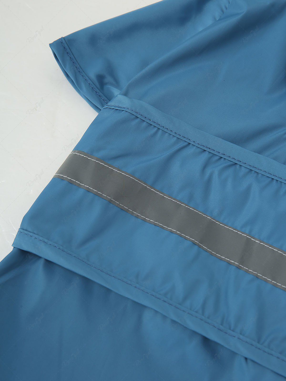 Pet's Sharks Print Reflective Stripe Raincoat
