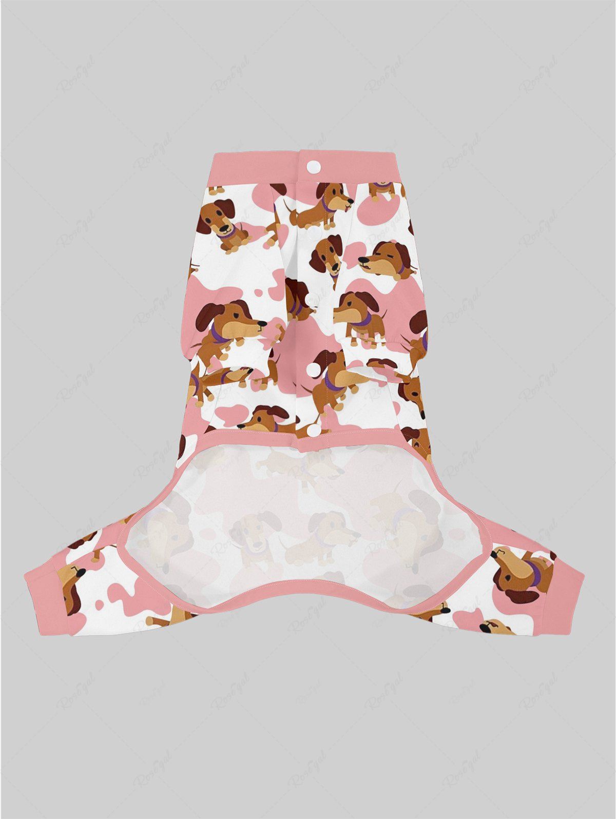 Cute Puppy Spotted Printed Pajama Pants Dog And Owner Matching Outfits