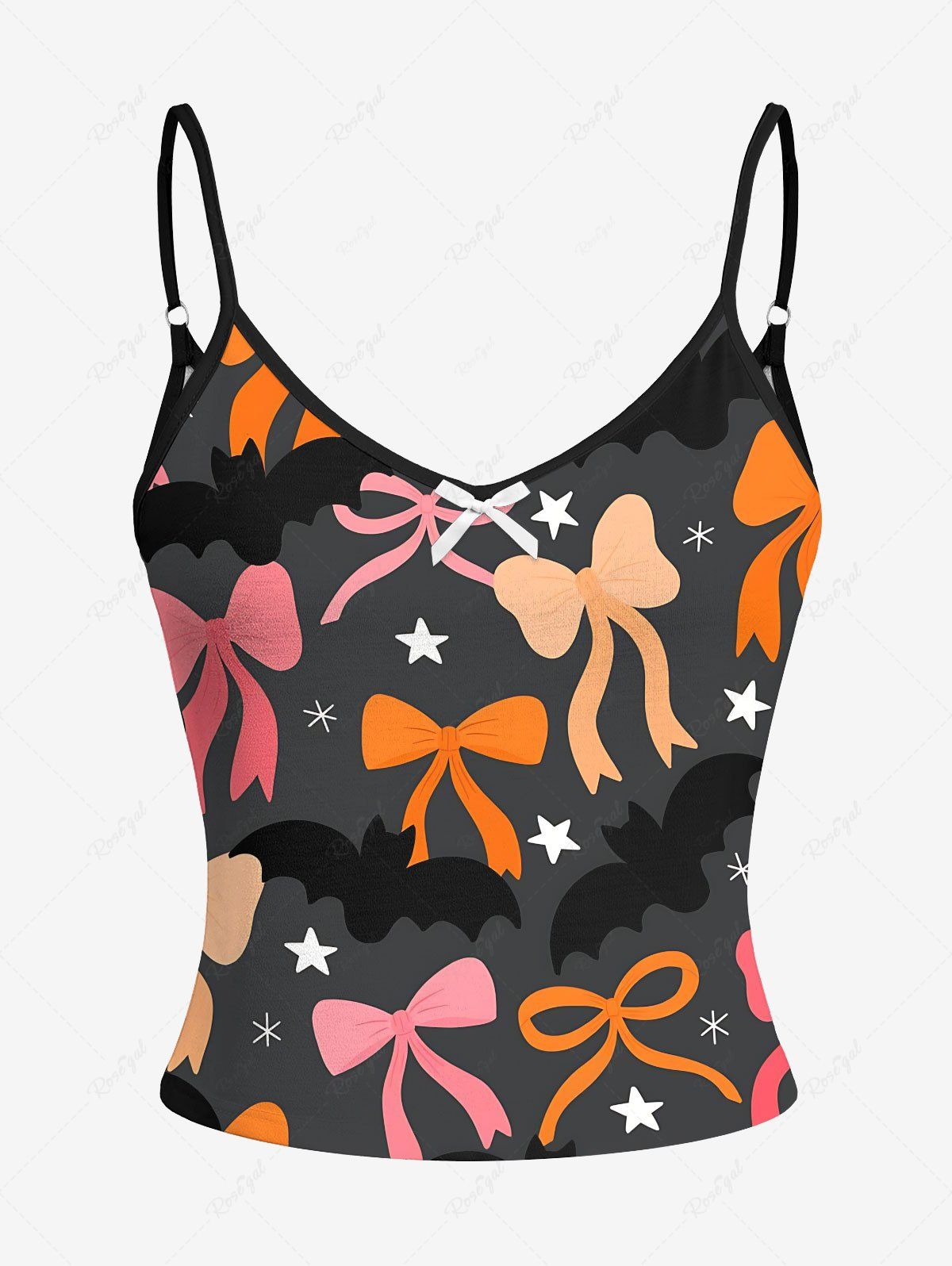 Bowknot Bat Stars Printed Halloween Pajama Dog And Owner Matching Outfits