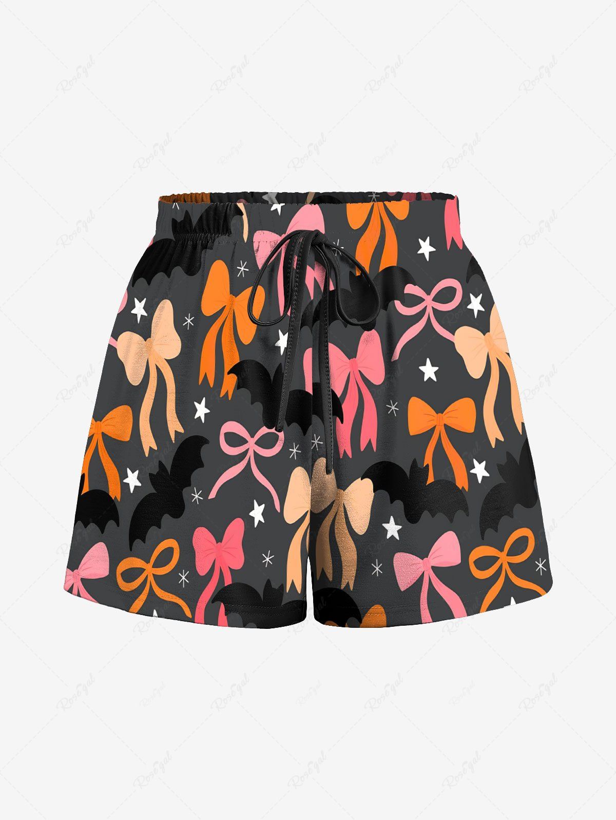 Bowknot Bat Stars Printed Halloween Pajama Dog And Owner Matching Outfits