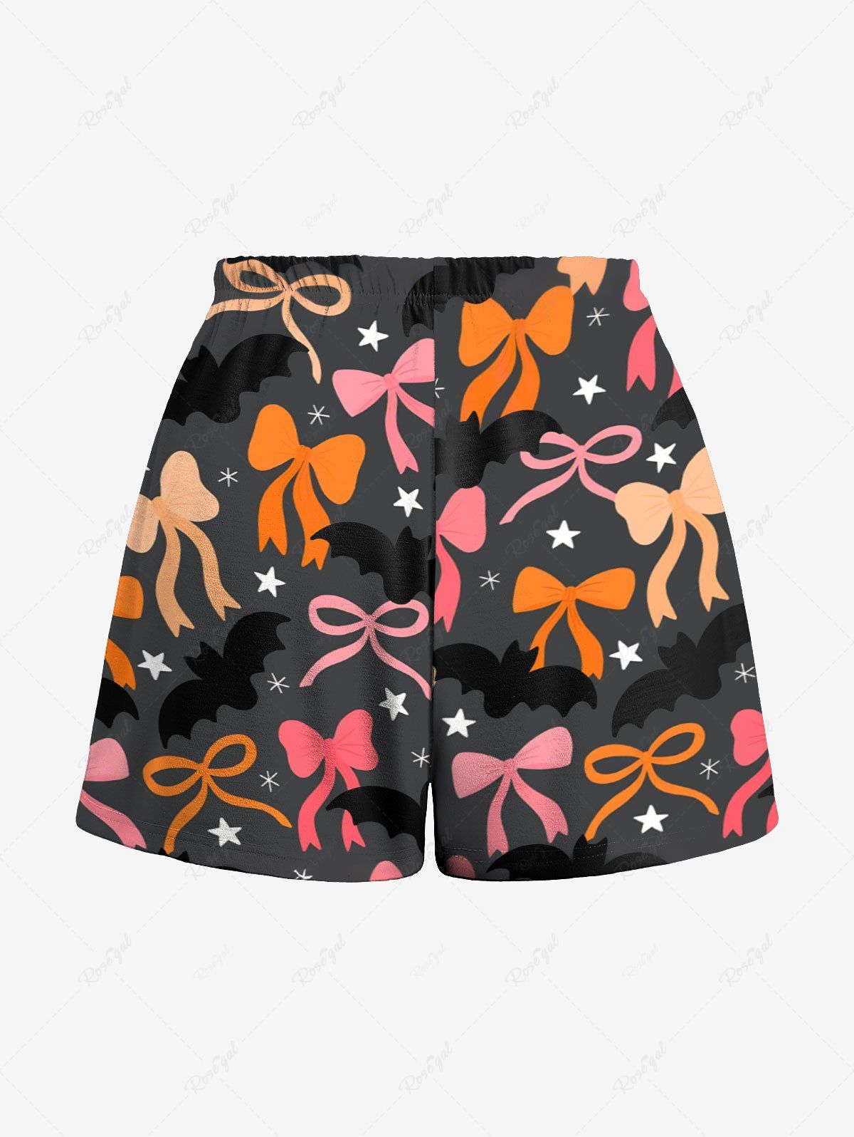 Bowknot Bat Stars Printed Halloween Pajama Dog And Owner Matching Outfits