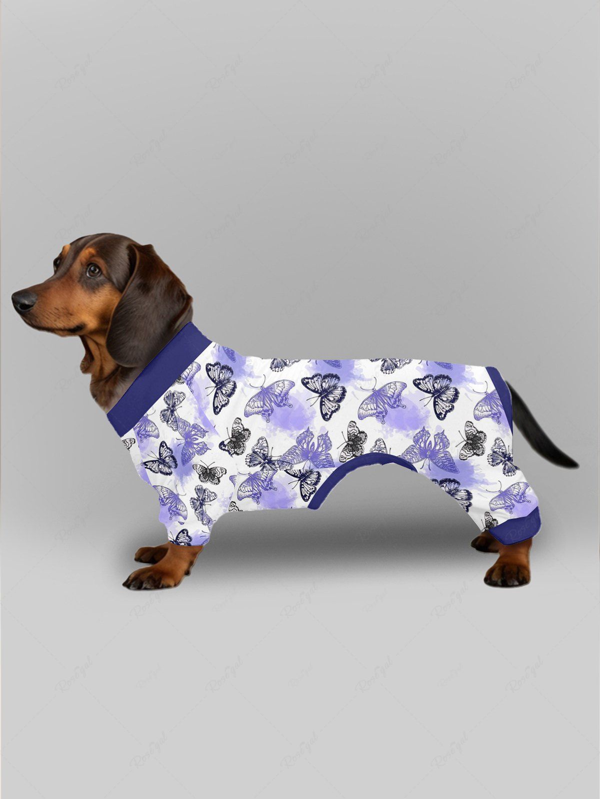 Ombre Butterfly Printed Pajama Pants Dog And Owner Matching Outfits