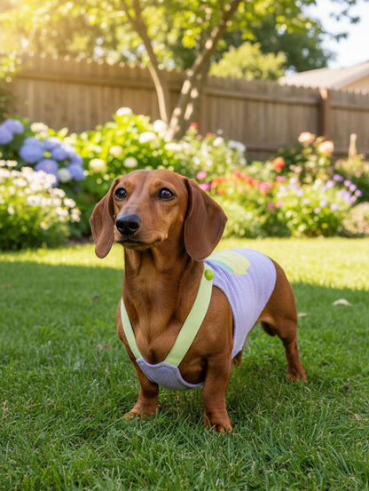 Pet's Banana Juice Print Tank Top