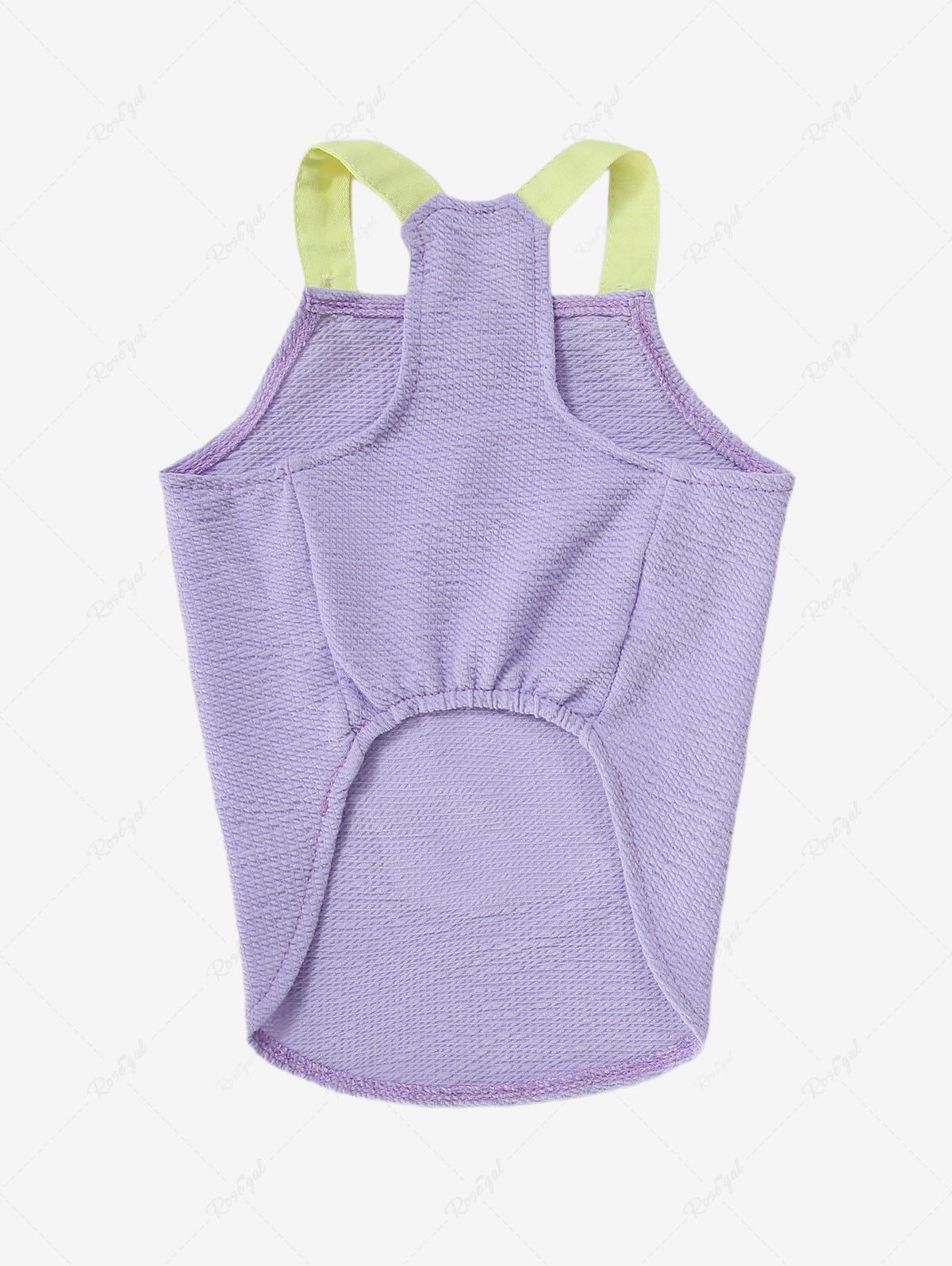 Pet's Banana Juice Print Tank Top