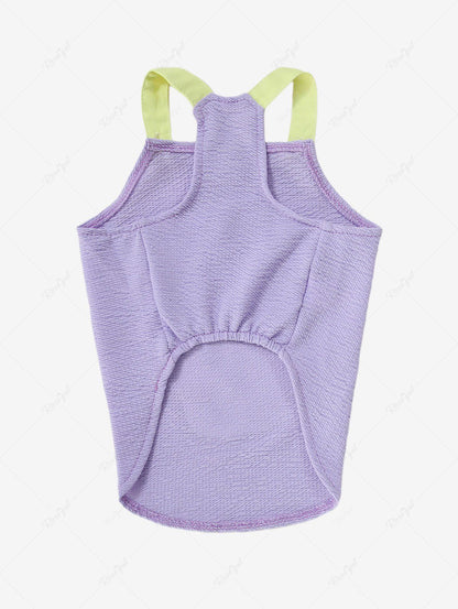 Pet's Banana Juice Print Tank Top