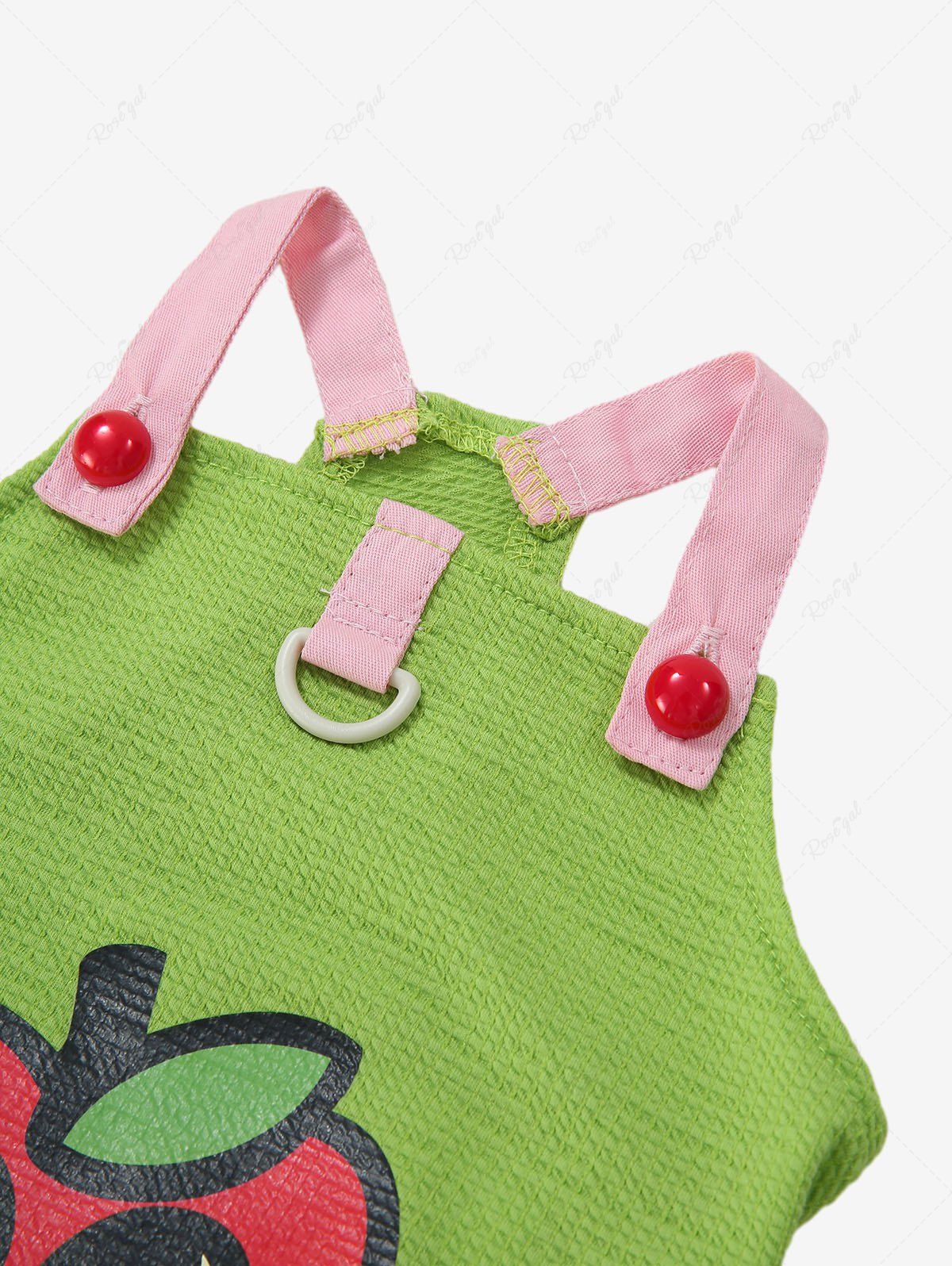 Pet's Cartoon Apple Print Tank Top